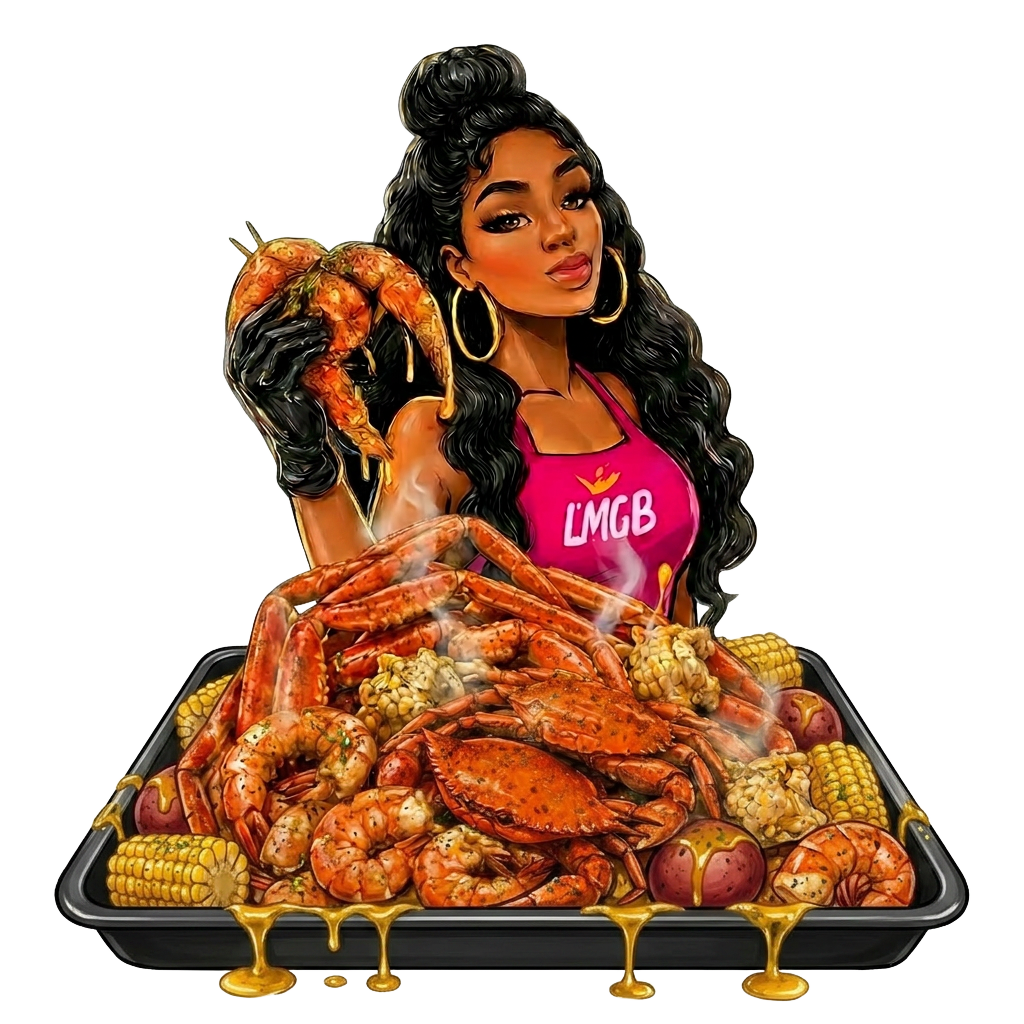 Lil Miss Garlic Butter mascot